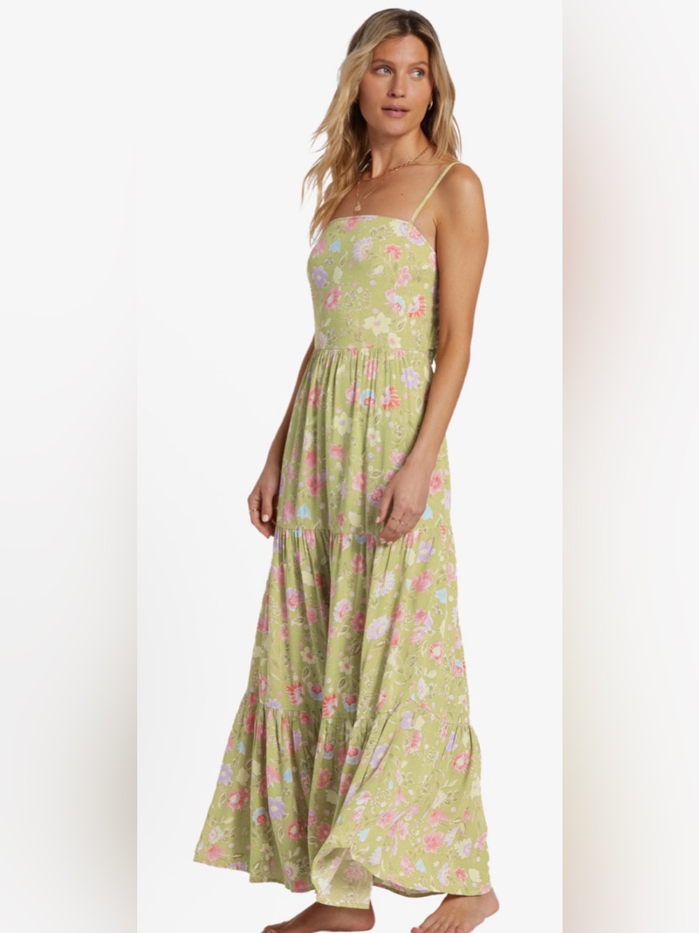Women’s BILLABONG Riviera Romance Long Maxi Tank Dress Size M